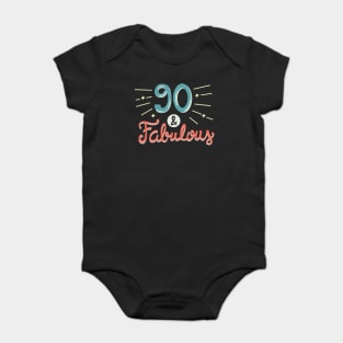 90th Birthday t-shirt Baby Bodysuit